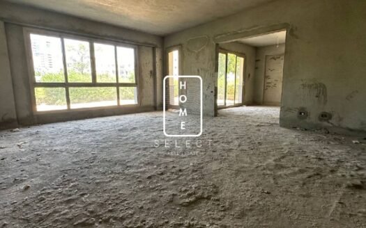 For sale Semi finished ground floor apartment
